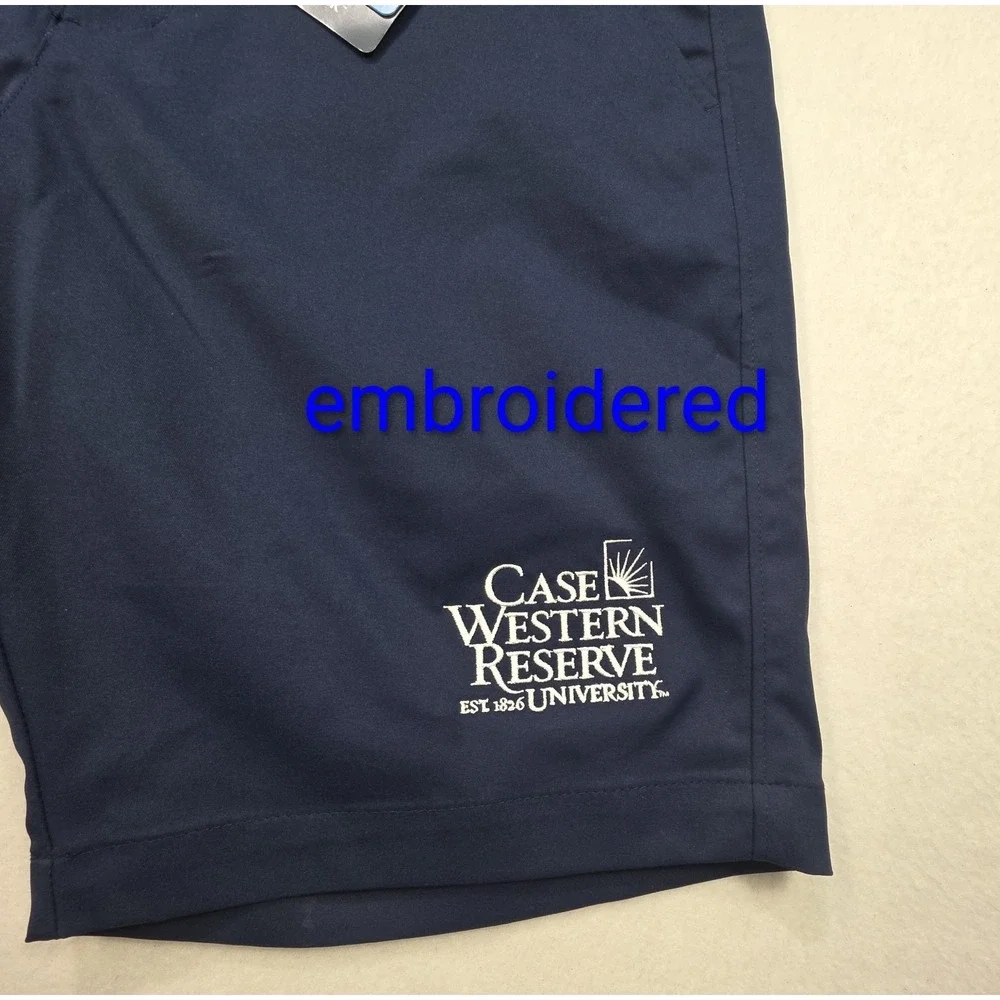 NEW Case Western Reserve University Columbia Golf Shorts Mens 32 Embroidered $95